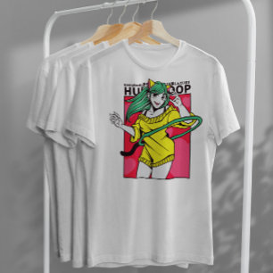 T-shirt Hula Hoop Anime Girl