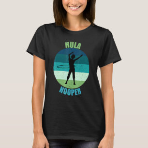 T-shirt Hula Hooper Hip Swiveling Hawaiian Hooping