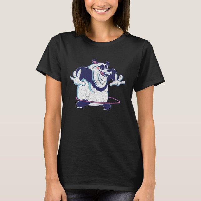 T-shirt Hula Hooping Panda Bear  Sarcastic Cute Panda (Devant)