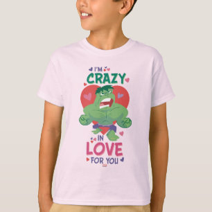 T-shirt Hulk Fou Amoureux De Toi
