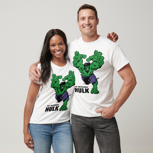 T-shirt Hulk Retro Grab (Unisexe)