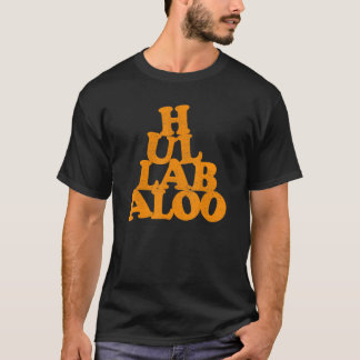 T-shirt Hullabaloo In A Pile Of Letters Worn Effect
