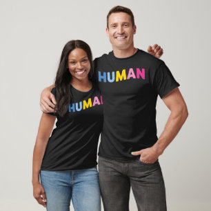 T-shirt Humain (Courbé) - Pansexuel