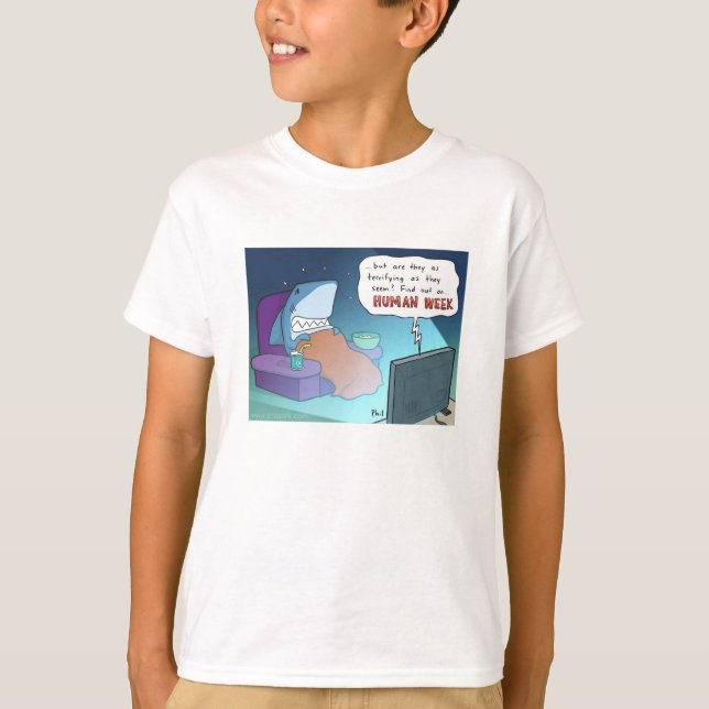 T-shirt humain de semaine (Devant)