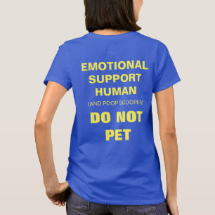 T-shirt Humain émotif de soutien