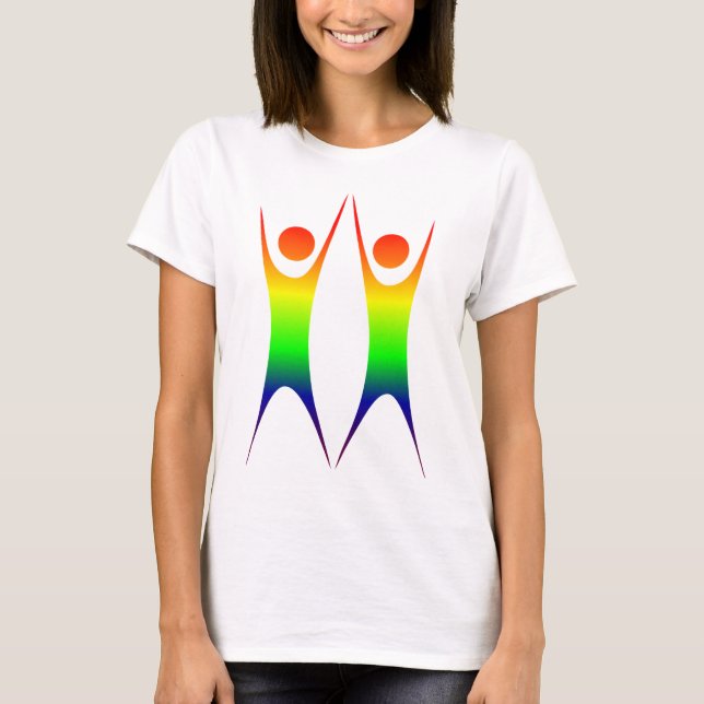 T-shirt Humain heureux (Devant)