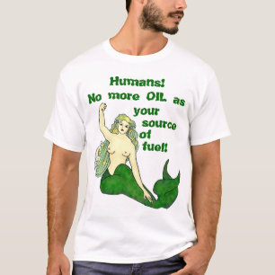 T-shirt Humains ! Pas plus d'HUILE G