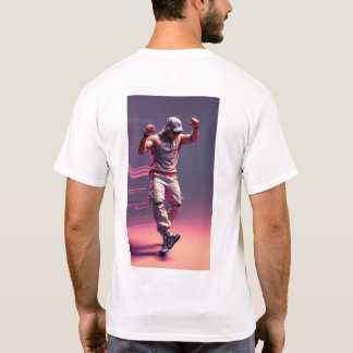 T-shirt human body dancing in hip hop style