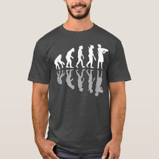 T-shirt Human Evolution Funny Baking Baker Humor Culinary