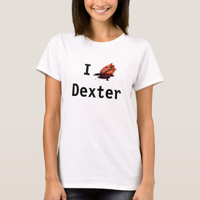 T-shirt Human_Heart, I, Dexter (Devant)