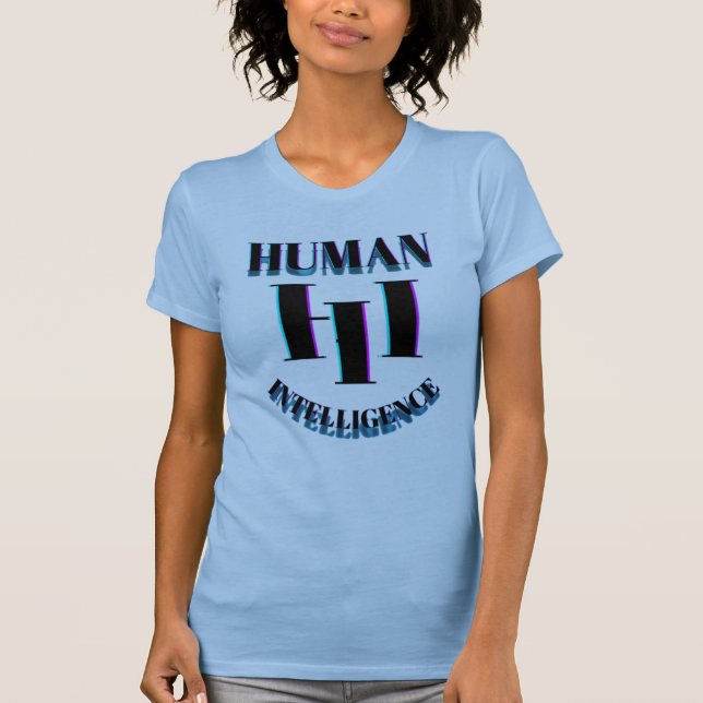 T-shirt Human Intelligence (Devant)