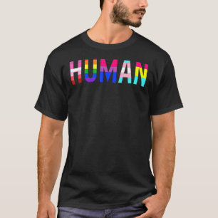 T-shirt Human Lgbt Q Fier Ally Gay pride Lgbt Drapeau Rain