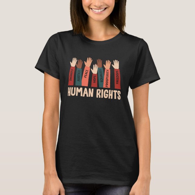 T-shirt Human Rights  Diversity (Devant)