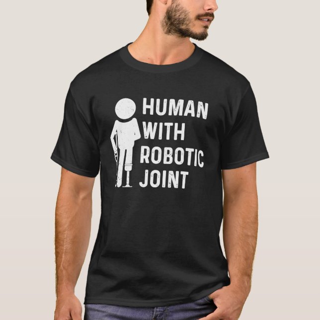 T-shirt Human With Robotic Joint Blindness (Devant)