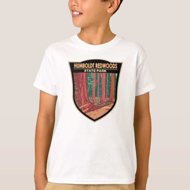 T-shirt Humboldt Redwoods State Park Avenue of the Giants (Devant)