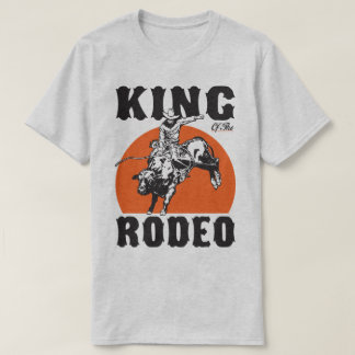T-shirt Humeur de pays de cowboy du Roi Of The Rodeo