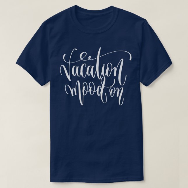 T-shirt Humeur de vacances sur (Design devant)