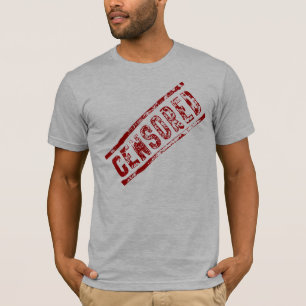 T-shirt humoristique censuré