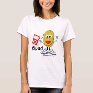 T-shirt humoristique de parodie de "ispud"