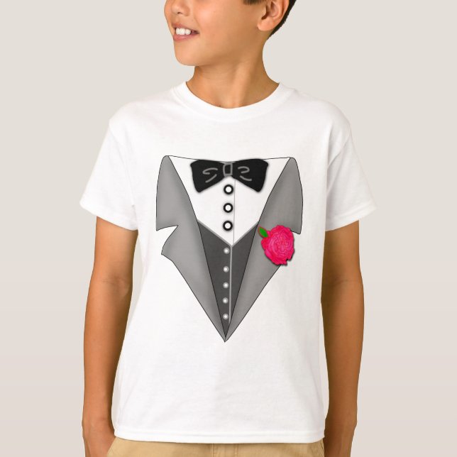 T-shirt humoristique de smoking (Devant)