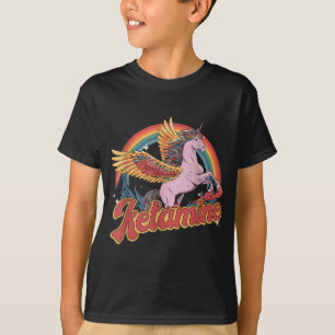 T-shirt Humoristique Ketamine Horse Urgence Funky Mental H