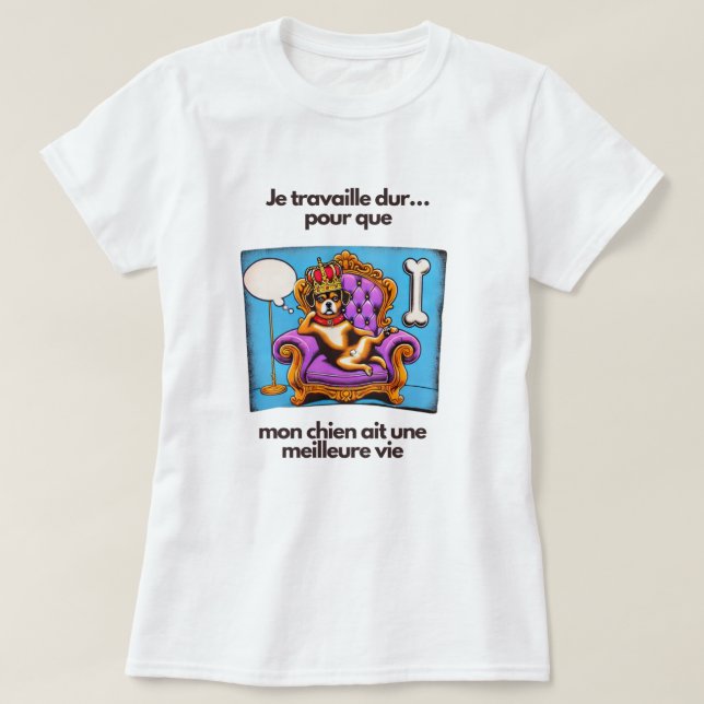 t-shirt humoristique pour femme (Design devant)