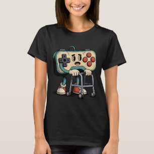 T-shirt Humoristique Rétro Ancien Joueur 80s 90s Clic Jeu
