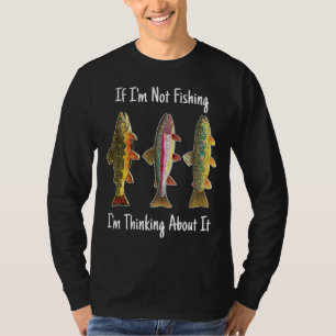 T-shirt Humoristique Si je ne pêche pas, j'y pense