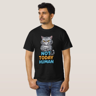 T-shirt humoristique sur l'attitude féline iconiqu