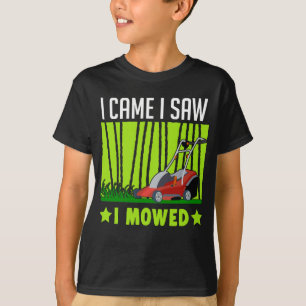 T-shirt Humour à gazon Landscaper Janitor Joke