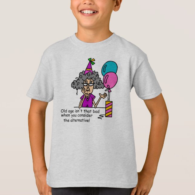 T-shirt Humour alternatif d'anniversaire (Devant)
