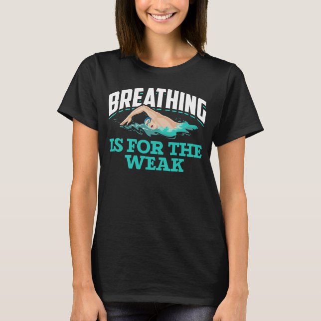 T-shirt Humour Amusant Nage (Devant)