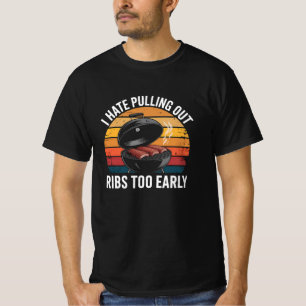 T-shirt Humour barbecue vintage Cuisine extérieure Grillad