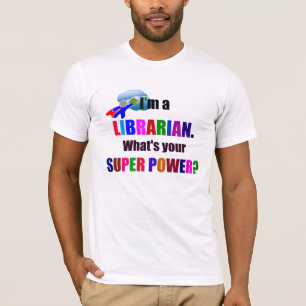 T-shirt Humour bibliothécaire