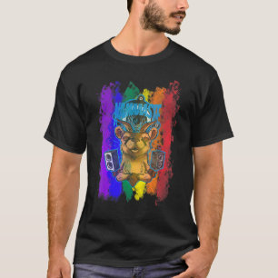 T-shirt Humour Chèvre Le Parrain Gros Anarchie Lune gothiq