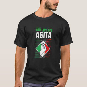T-shirt Humour Citation Italienne Slang Fun Dire Plaisante