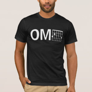 T-shirt Humour Cool OMG Accord de Sol Majeur Guitare