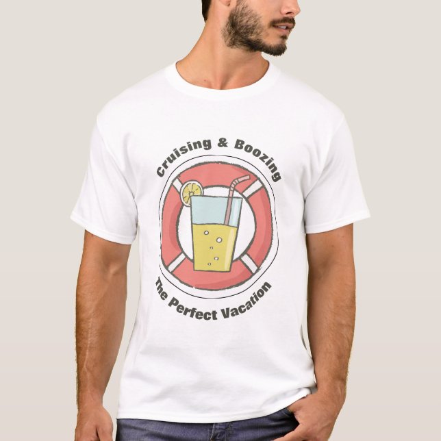 T-shirt Humour de bateau de croisière Funny Nautical (Devant)