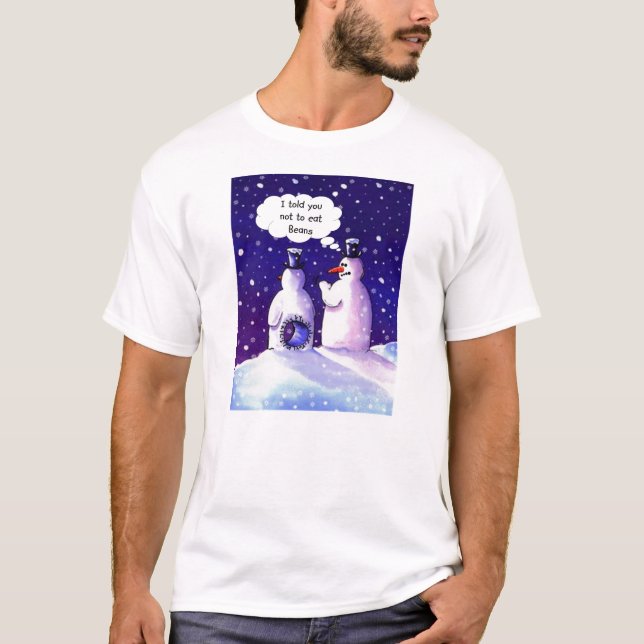 T-shirt Humour de bonhommes de neige à son meilleur (Devant)