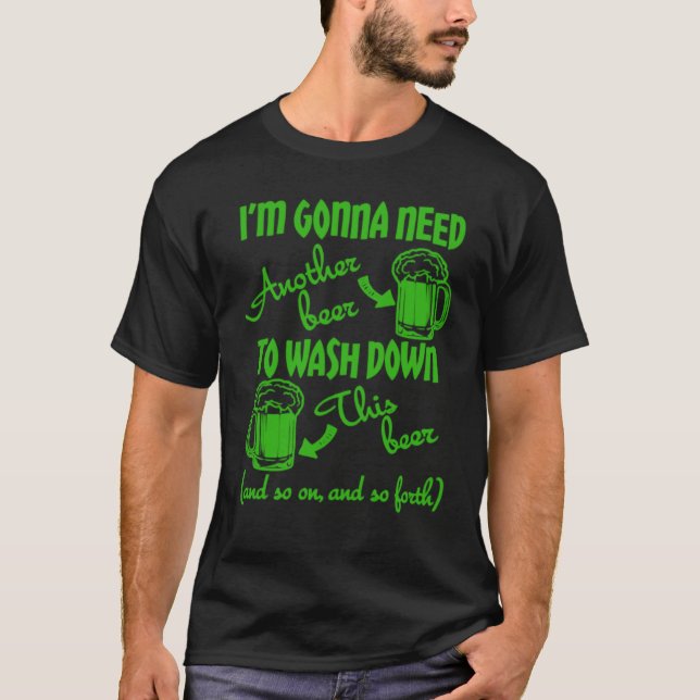 T-shirt Humour de buveurs de bière (Devant)