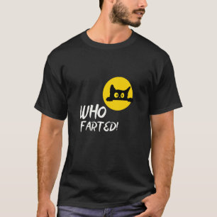 T-shirt Humour de chat drôle, plaisir de kitty, chat noir,