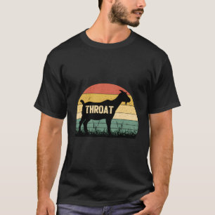 T-shirt Humour de chèvre à gorge