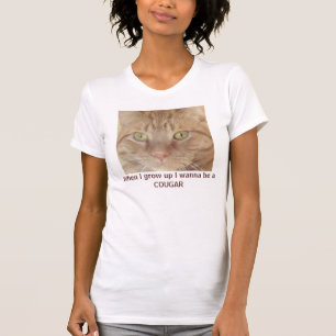 T-shirt Humour de cougar