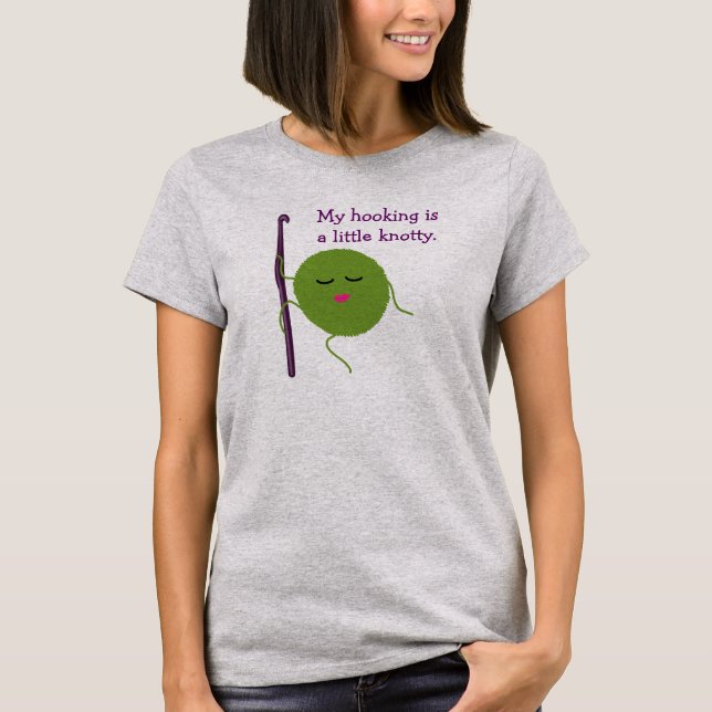 T-shirt Humour de crochet (Devant)