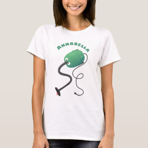 T-shirt Humour de dessin animé de l'aspirateur mignon