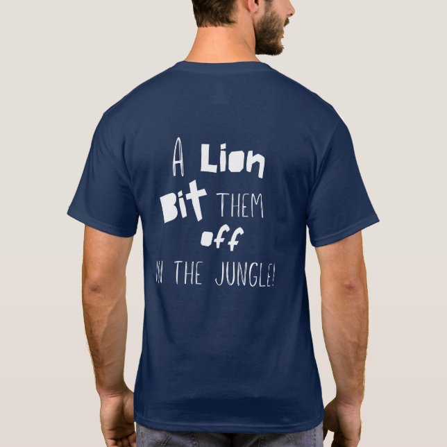 T-shirt Humour de différence de membre  (Dos)
