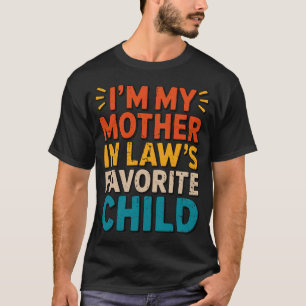 T-shirt Humour de Famille Sarcastique Mère de Loi Drôle Pa