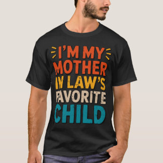 T-shirt Humour de Famille Sarcastique Mère de Loi Drôle Pa