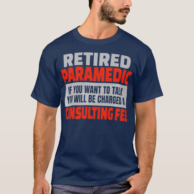 T-shirt Humour de la partie de retraite de Paredic Funny (Devant)