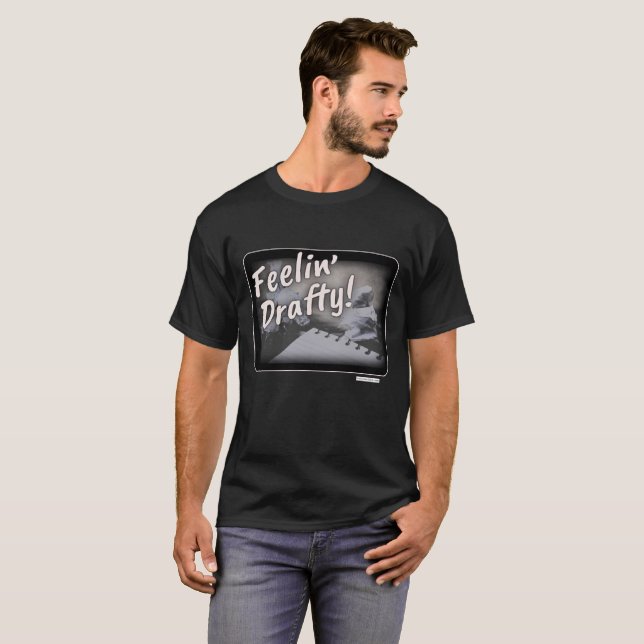 T-shirt Humour de l'auteur avare (Devant entier)